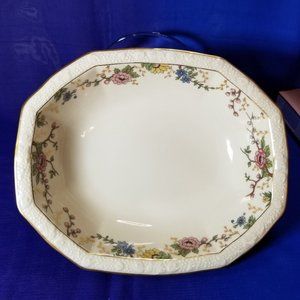 Vintage R. S. Tillowitz Palace China Primavera Pattern Vegetable Serving Bowl